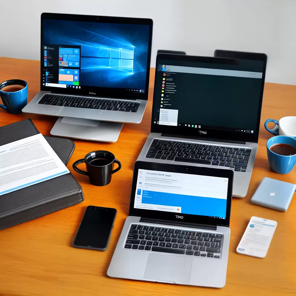 Fotos Ferramentas Produtividade Laptop Apps Negocios