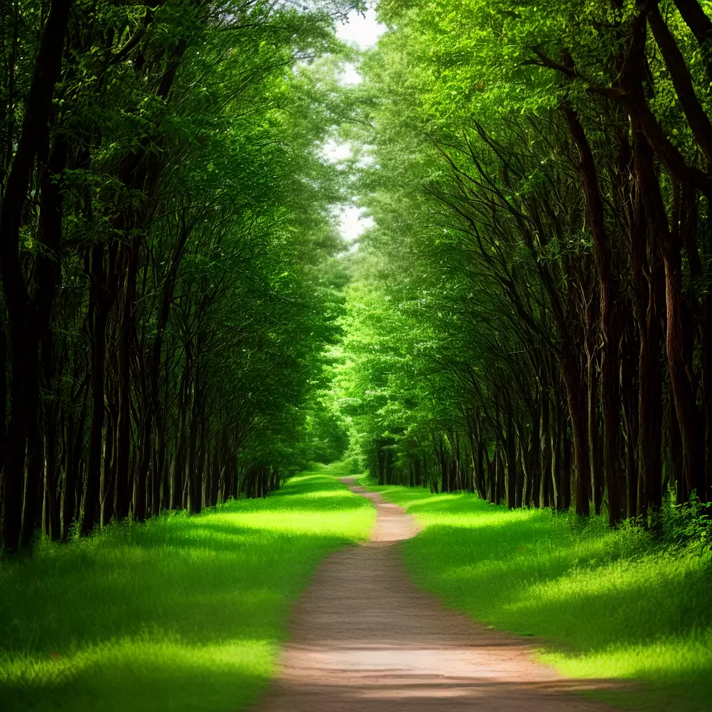 Fotos Floresta Verde Caminho Sustentabilidade