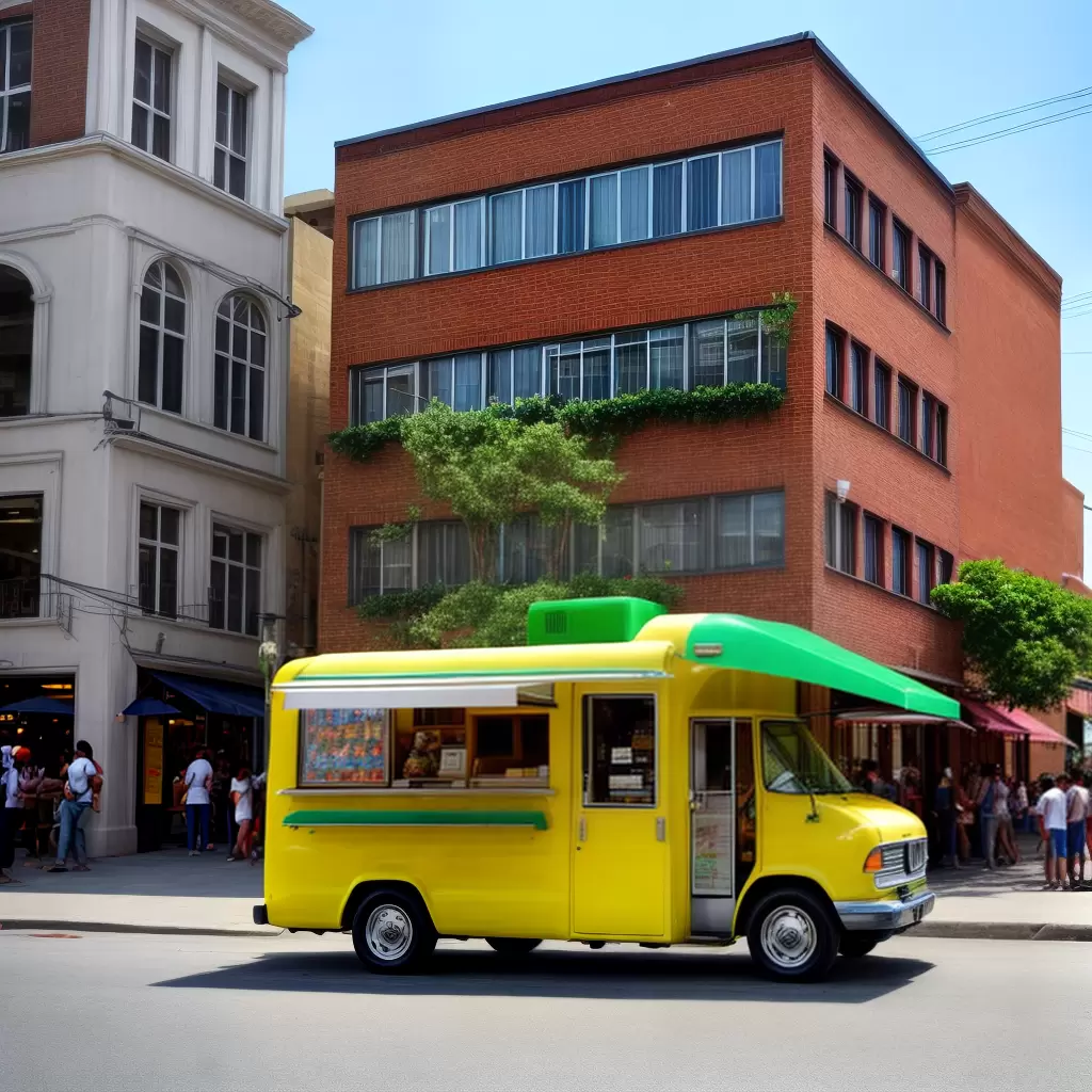 Fotos Food Truck Colorido Fila Sol Empreendedores
