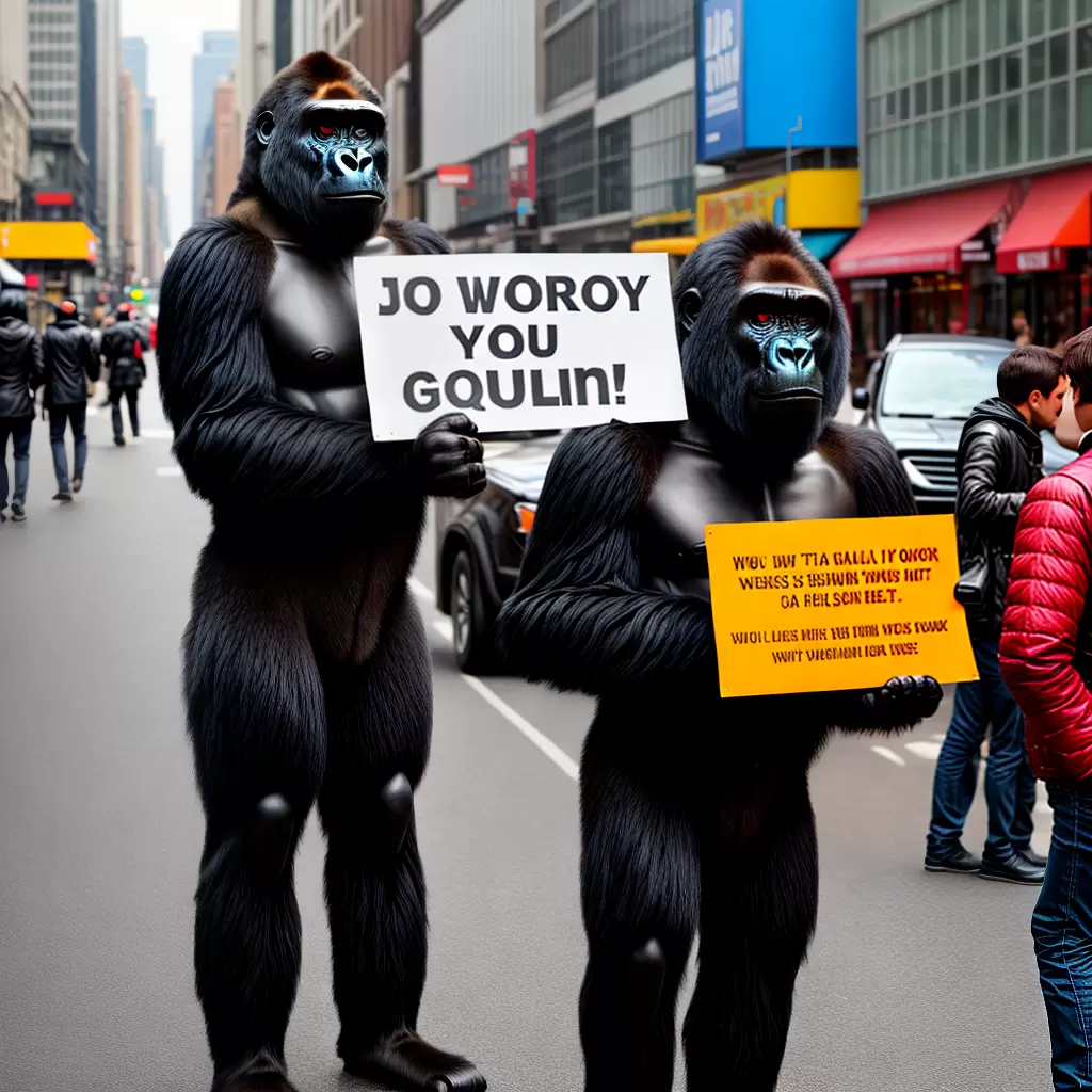 Fotos Gorila Marketing Logotipo Mensagem