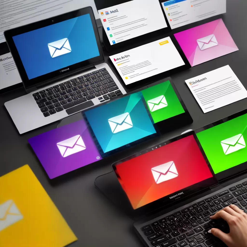 Fotos Inbox Emails Coloridos Marketing Vendas
