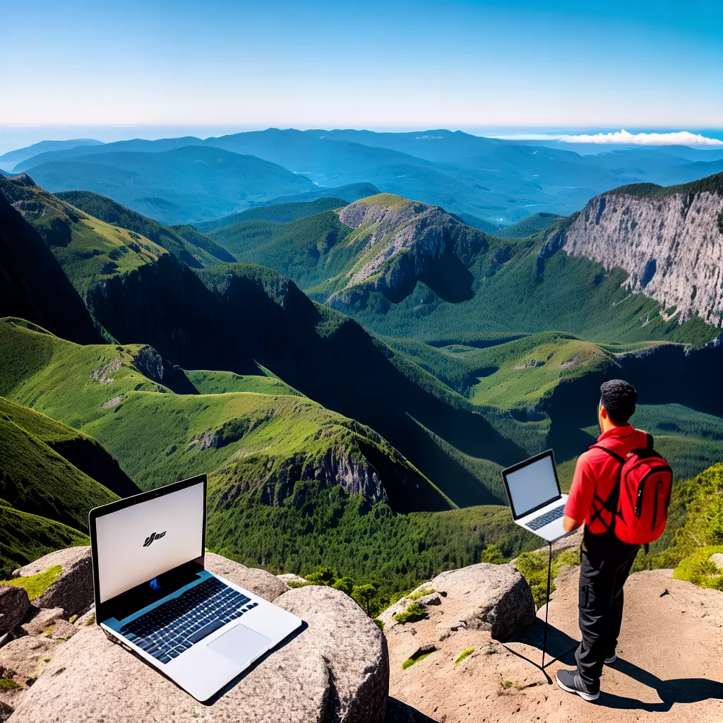 Fotos Sucesso Marca Pessoal Montanha Laptop